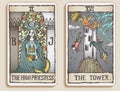 Two Tarot Cards v. 2