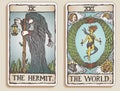 Two Tarot Cards v. 4