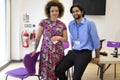 Two Teachers in a Classroom Royalty Free Stock Photo