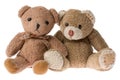 Two Teddy Bears. Royalty Free Stock Photo