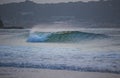 Two teenage boys are surfing before school in Japan Royalty Free Stock Photo