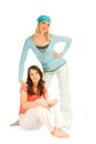 Two teenage girls Royalty Free Stock Photo