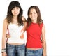 Two teenage girls