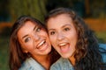 Two teenage girls Royalty Free Stock Photo