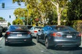 Two Tesla cars Model S and Model 3