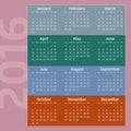 Two Thousand Sixteen Calendar