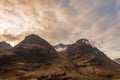 Two of the Three Sisters in Scottish Highlands