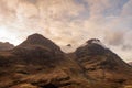 Two of the three sisters in Scottish Highlands