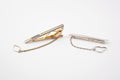 Two tie-clip Royalty Free Stock Photo