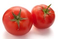 Two tomatoes Royalty Free Stock Photo