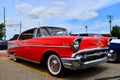 Two tone 1957 Chevy Red with Silver