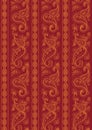 Two-tone modular indian fabric texture