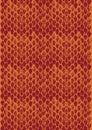 Two-tone modular snake skin texture