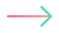 Two-Tone Right Arrow: Modern Progress Vector Graphic, vector design Generative AI Royalty Free Stock Photo