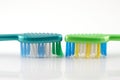 Two tooth-brushes Royalty Free Stock Photo