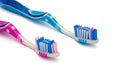 Two toothbrushes Royalty Free Stock Photo