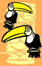 Two Toucans and Tiki