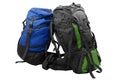 Two tourist backpacks Royalty Free Stock Photo