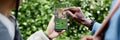 Two Tourists Using Navigation App Header Format Royalty Free Stock Photo