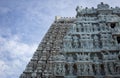 Two towers one after the other in Arulmigu Arunachaleswarar Temple, Tiruvannamalai which represent element of fire