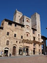 Two towers, San Gimignano, Italy Royalty Free Stock Photo