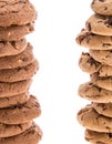 Two towers of stacked Cookies