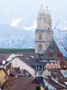 Two towers of Zurich Royalty Free Stock Photo