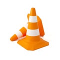 Two traffic cones