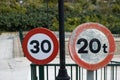 Two traffic signs Royalty Free Stock Photo