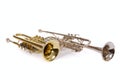 Two trumpets Royalty Free Stock Photo