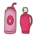 Two Tumbler or Bottled water vector Illustration