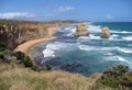 Two of Twelve Apostels at the Great Ocean Road, Victoria, Australia Royalty Free Stock Photo