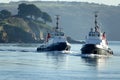 SD Tug boats Faithful and Powerful in Plymouth Sound England