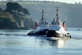 SD Tug boats Faithful and Powerful in Plymouth Sound England