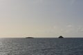 Two uninhabited islands in the Caribbean sea