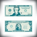 Two US bills greatly simplified and stylized