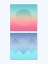 Trendy gradient background