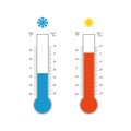two vector thermometers