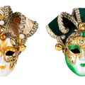 Two Venetian masks Royalty Free Stock Photo