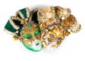 Two Venetian masks Royalty Free Stock Photo