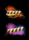 Two Vibrant Glow Color Banners