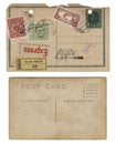 Two Vintage Antique Postcards