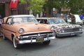 Two vintage cars at Car Show