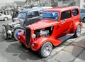 Two vintage customised ford cars