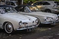 Two Volkswagen Karmann Ghias Type 14 and Type 34 Cabriolet