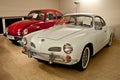 Two VW in a car museum Royalty Free Stock Photo