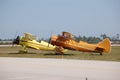 Two Waco Biplanes Royalty Free Stock Photo