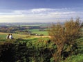 Two walkers looking at the view Royalty Free Stock Photo