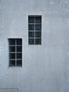 Two wall windows compositions Royalty Free Stock Photo