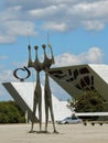 Two warriors is the work that honors workers who worked on the construction of BrasÃÂ­lia